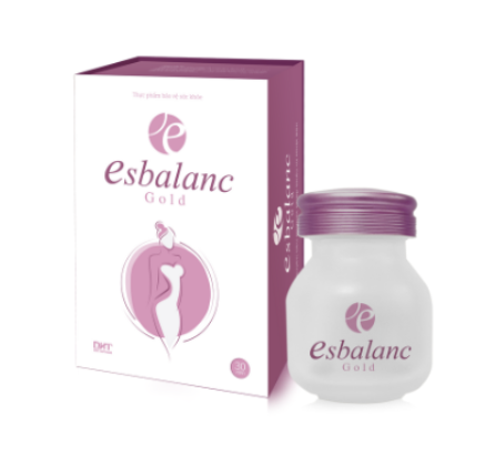 Esbalanc Gold - hỗ trợ cân bằng nội tiết tố nữ, giảm bốc hỏa, mất ngủ