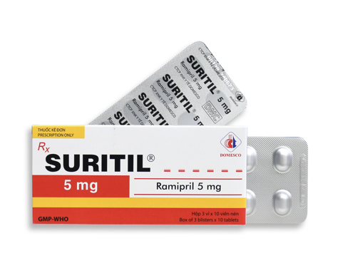 SURITIL 5MG (điều trị tăng huyết áp)